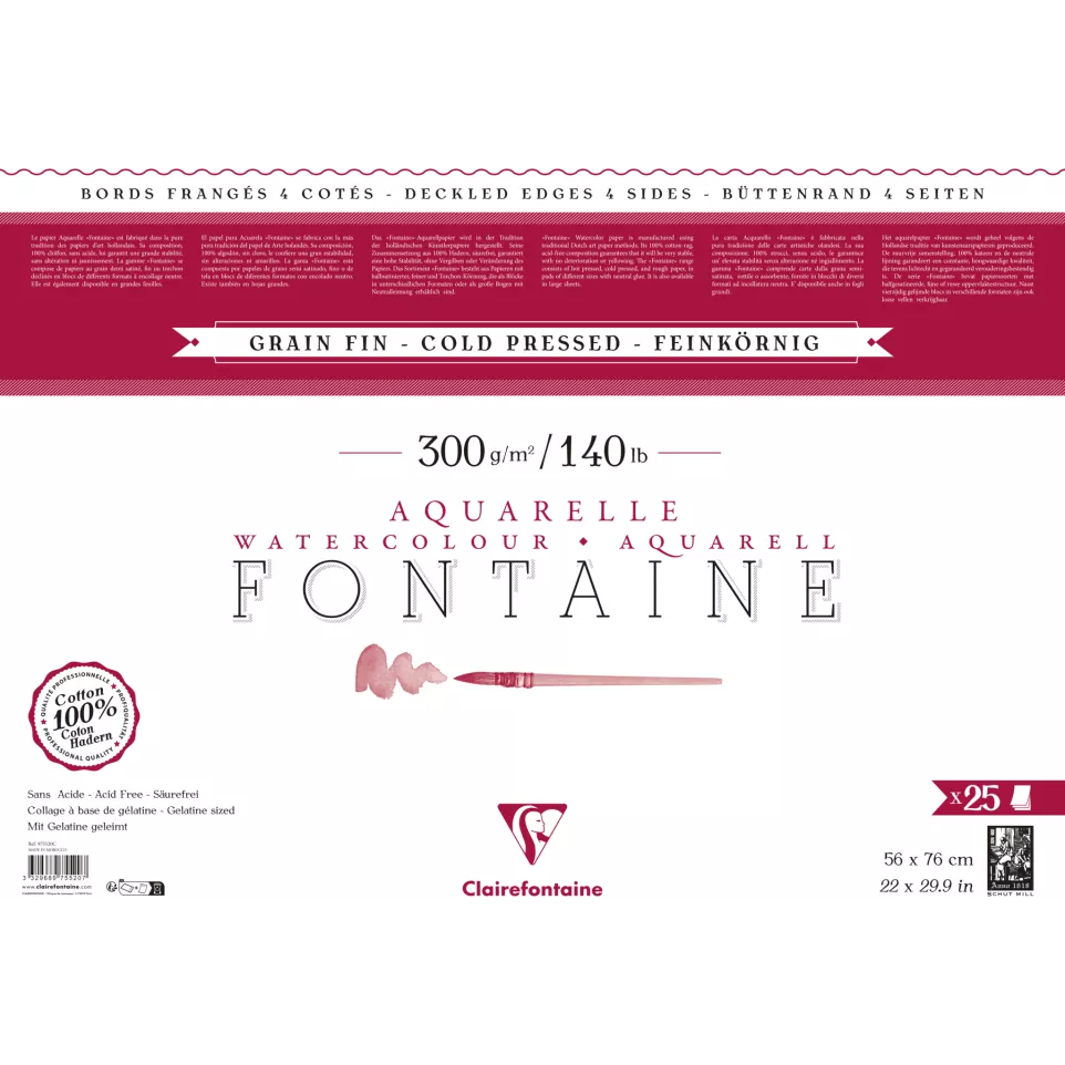 Fontaine pack 25sh 5-6x76 CP 300g...