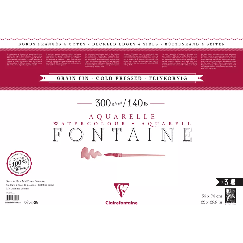 Pak Fontaine 3bl fijn 56x76 300g-...