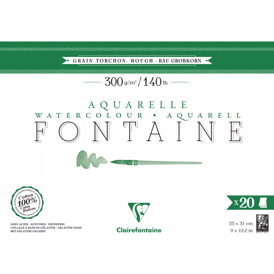 Fontaine pad Rough 3-00g 23x31cm 20sh...
