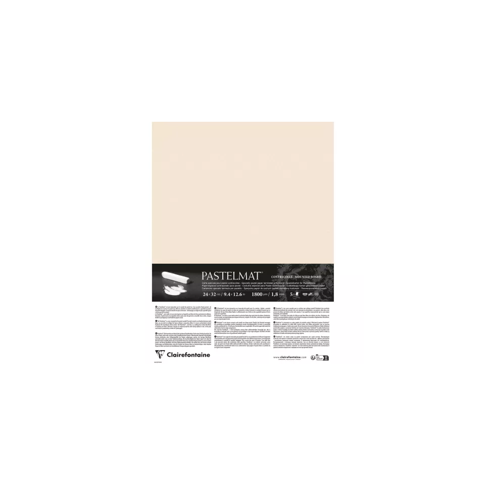 Pastelmat 1,8mm 24x32 5bl beige-/ St.