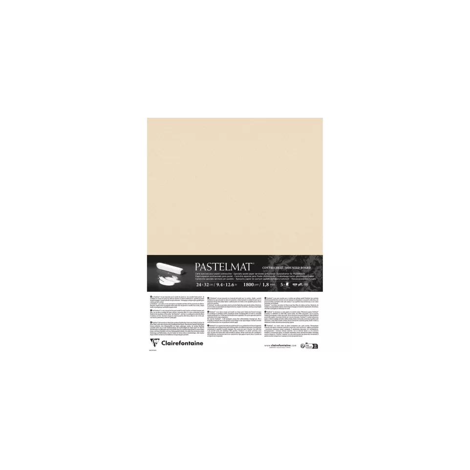 Pastelmat 1,8mm 24x32 5bl mais-/ St.