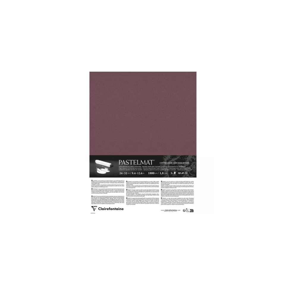 Pastelmat 1,8mm 24x32 5bl...