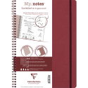 My.Notes Age Bag cahier reliure intégrale à marges détachables A4 120 pages détachables ligné + cadre en-tête/ Pce