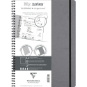 My.Notes Age Bag cahier reliure intégrale à marges détachables A4 120 pages détachables DOT + cadre en-tête/ Pce