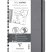 My.Notes Age Bag cahier reliure intégrale à marges détachables A4 120 pages détachables DOT + cadre en-tête/ Pce