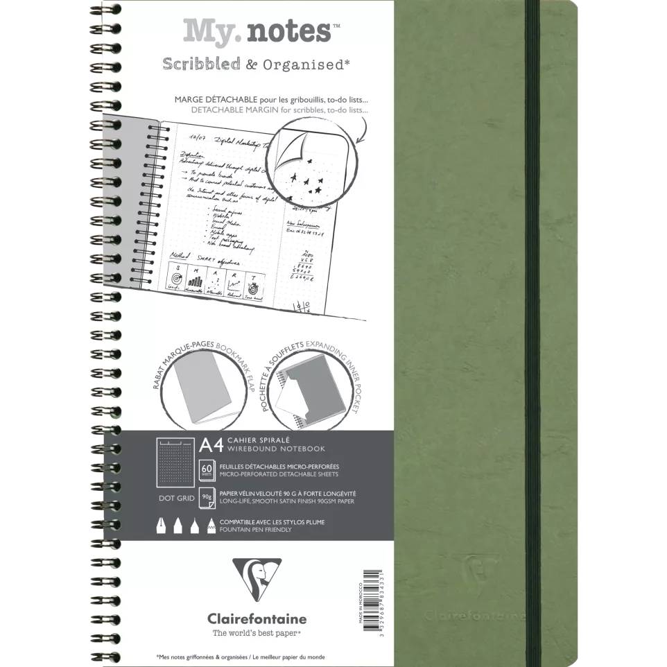 AGE BAG MY.NOTES A4-60SH DET. DOT...