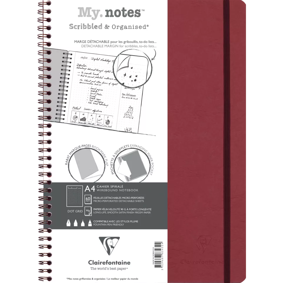 AGE BAG MY.NOTES A4-60SH DETACH. DOT...