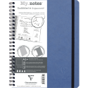My.Notes Age Bag carnet reliure intégrale à marges détachables A5+ 120 pages détachables DOT + cadre en-tête/ Pce