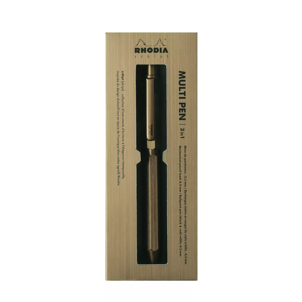 Rhodia scRipt MultiPen 0.5mm goud-/ St.