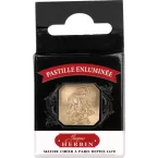 Vierkante zegel sierletter \"R\"-/ St.