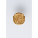 square seal illuminated  "F"""-/ Pc.