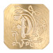 square seal illuminated  "F"""-/ Pc.