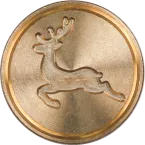 PASTILLE LAITON SUR BROCHE 24mm/ Pce