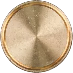 Zegel messing Ø 24mm Blanco-/ St.