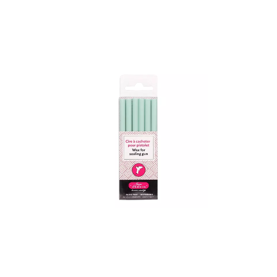 Blister 6 waxstaafje-s pistool...