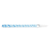 Glazen pen recht Cal-anque blauw 16cm/ St.