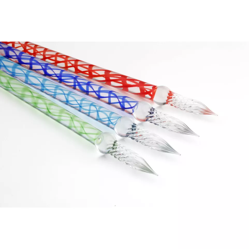 straight glass pen 1-6cm bleu...