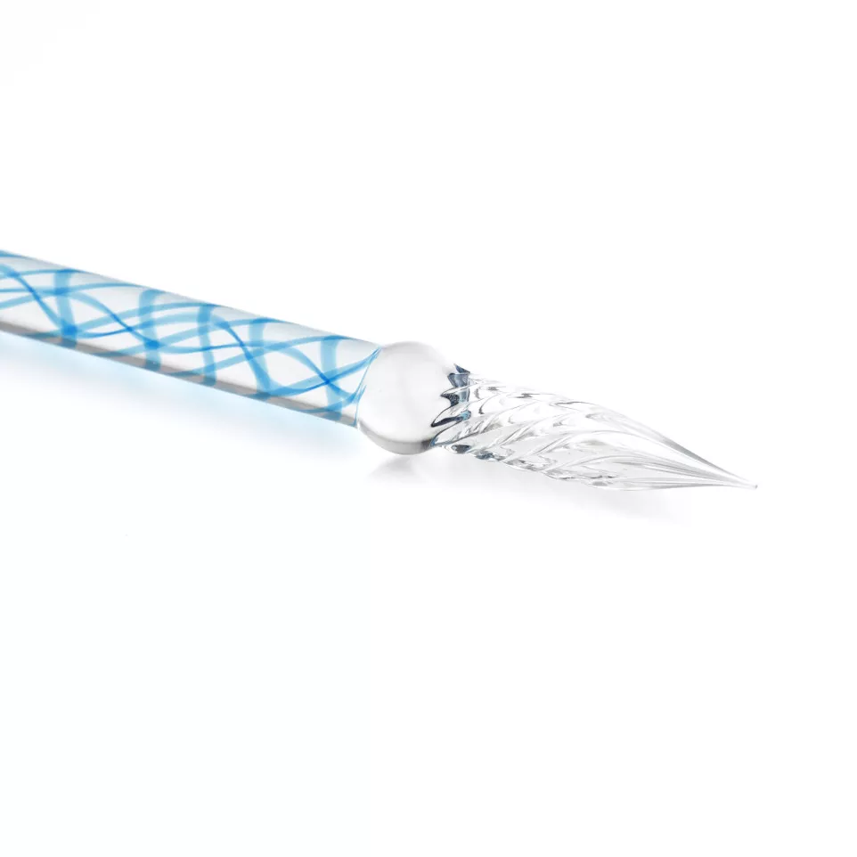 straight glass pen 1-6cm bleu...