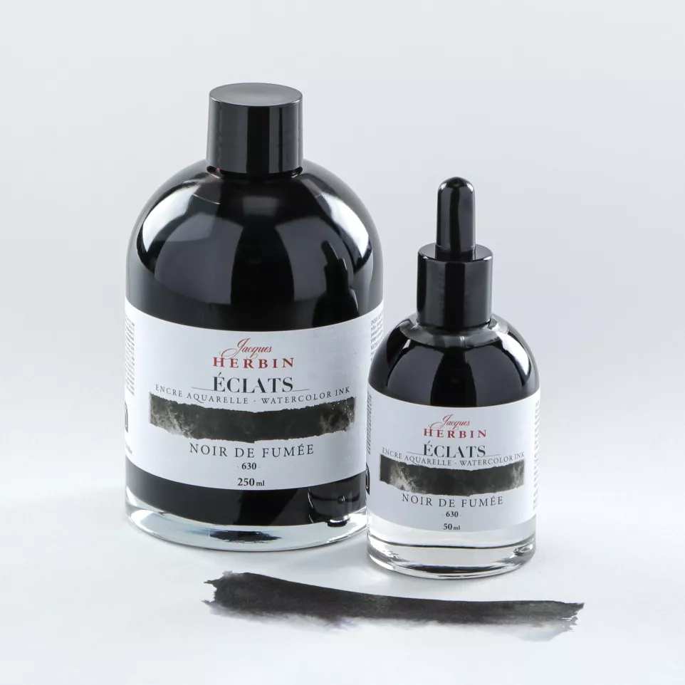 Éclats aquarel inkt 250ml Rookzwart-r...