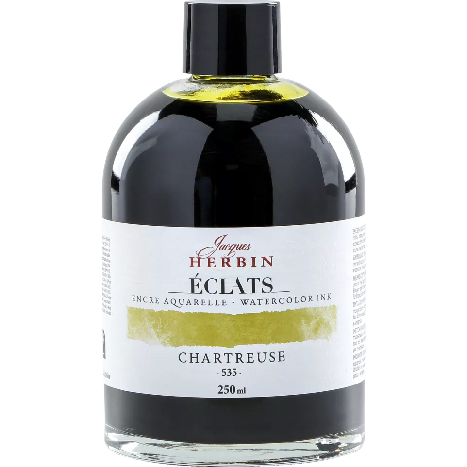 Éclats aquarel inkt-250ml Chartreuse/...