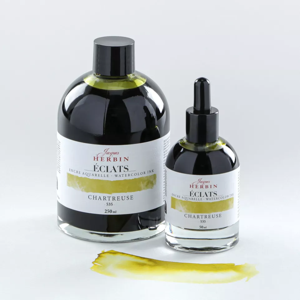 Éclats aquarel inkt-250ml Chartreuse/...
