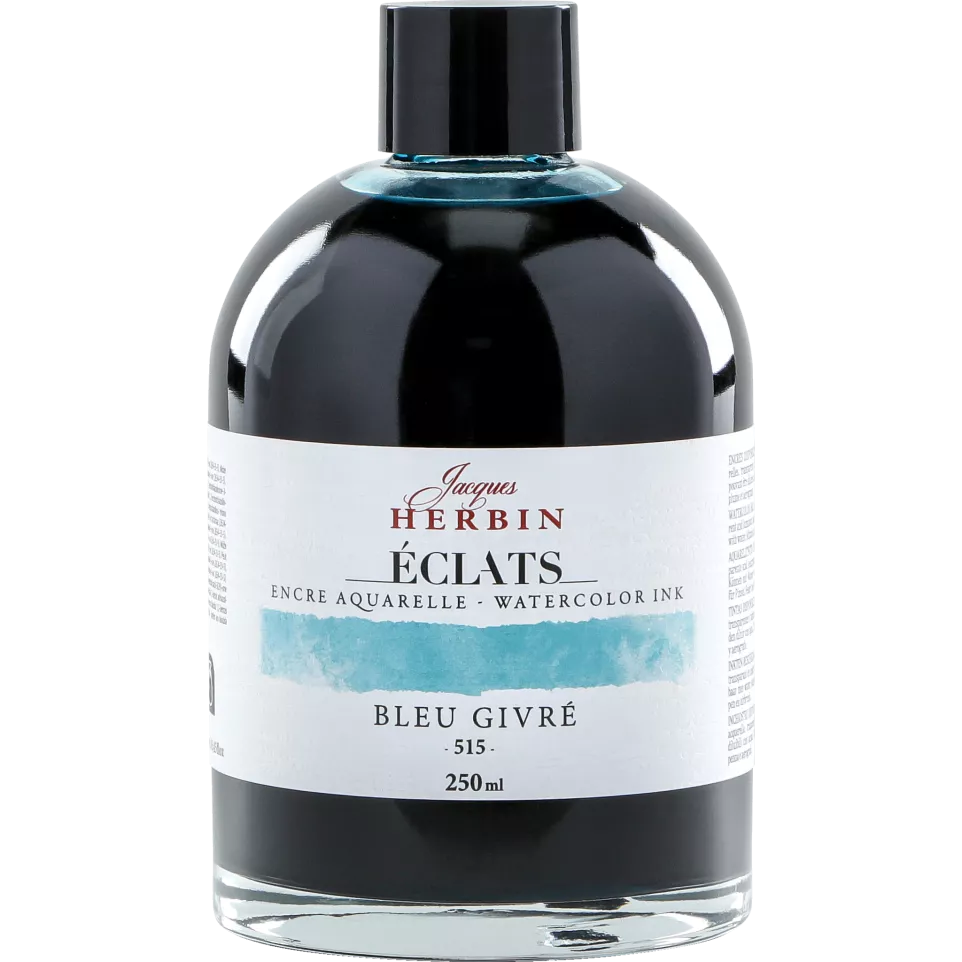 Éclats aquarel inkt 250ml Ijsblauw-/ St.