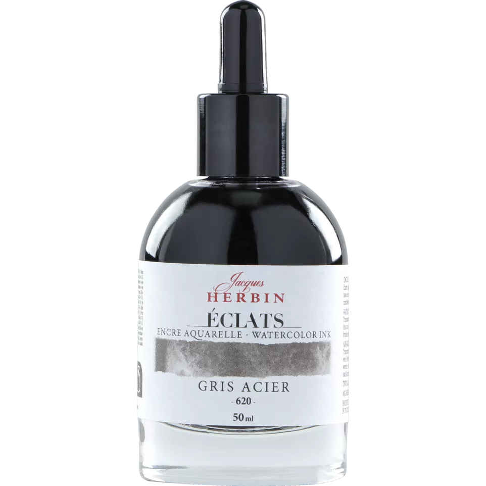 Éclats fine art ink-- Steel grey...