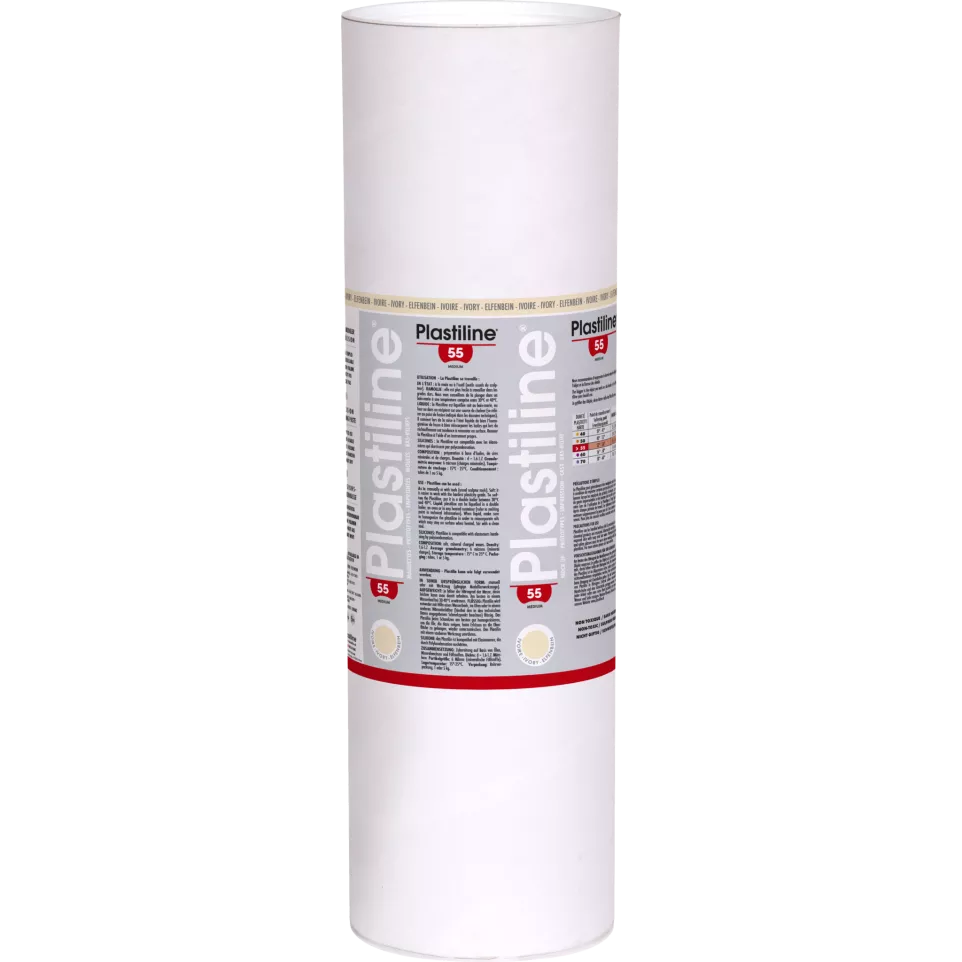 Plastiline 10kg Hardheid 55 - Ivoor-/...
