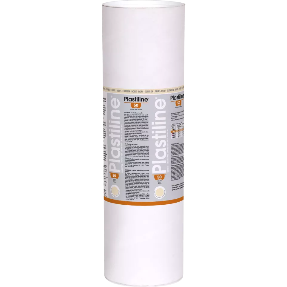 Plastiline 10kg Hardheid 50 - Ivoor-/...