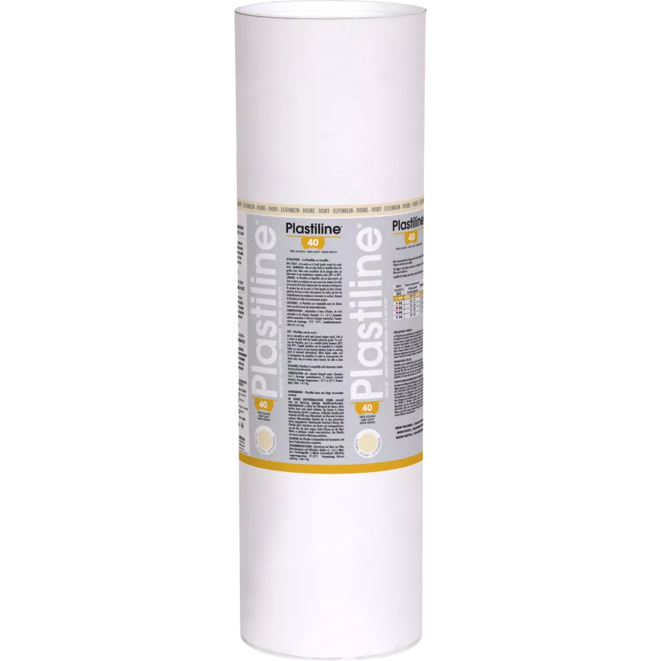 Plastiline 10kg Hardheid 40 - Ivoor-/...