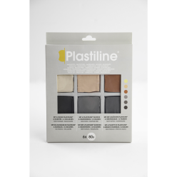 SET 6 PLASTILINE BLOCKS/ Pc.