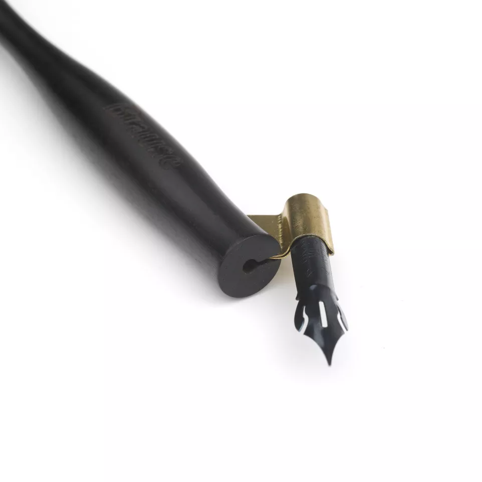 BRAUSE OBLIQUE WOODEN NIB-HOLDER-/ Pc.
