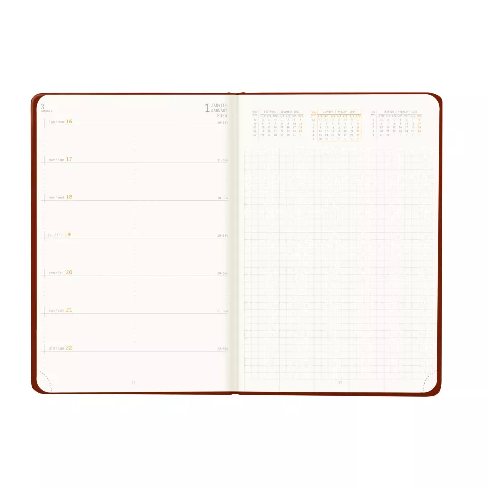 Rhodia Webplanner202-4 A5 Horiz...
