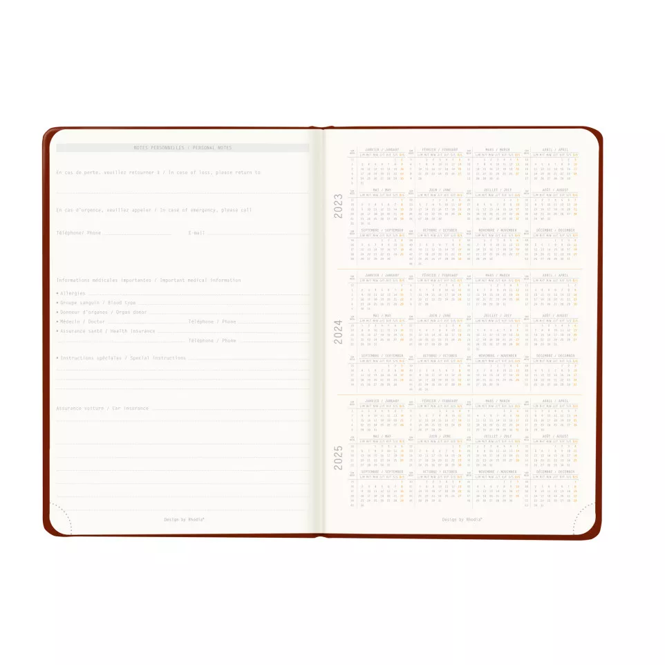Rhodia Webplanner202-4 A5 vert....