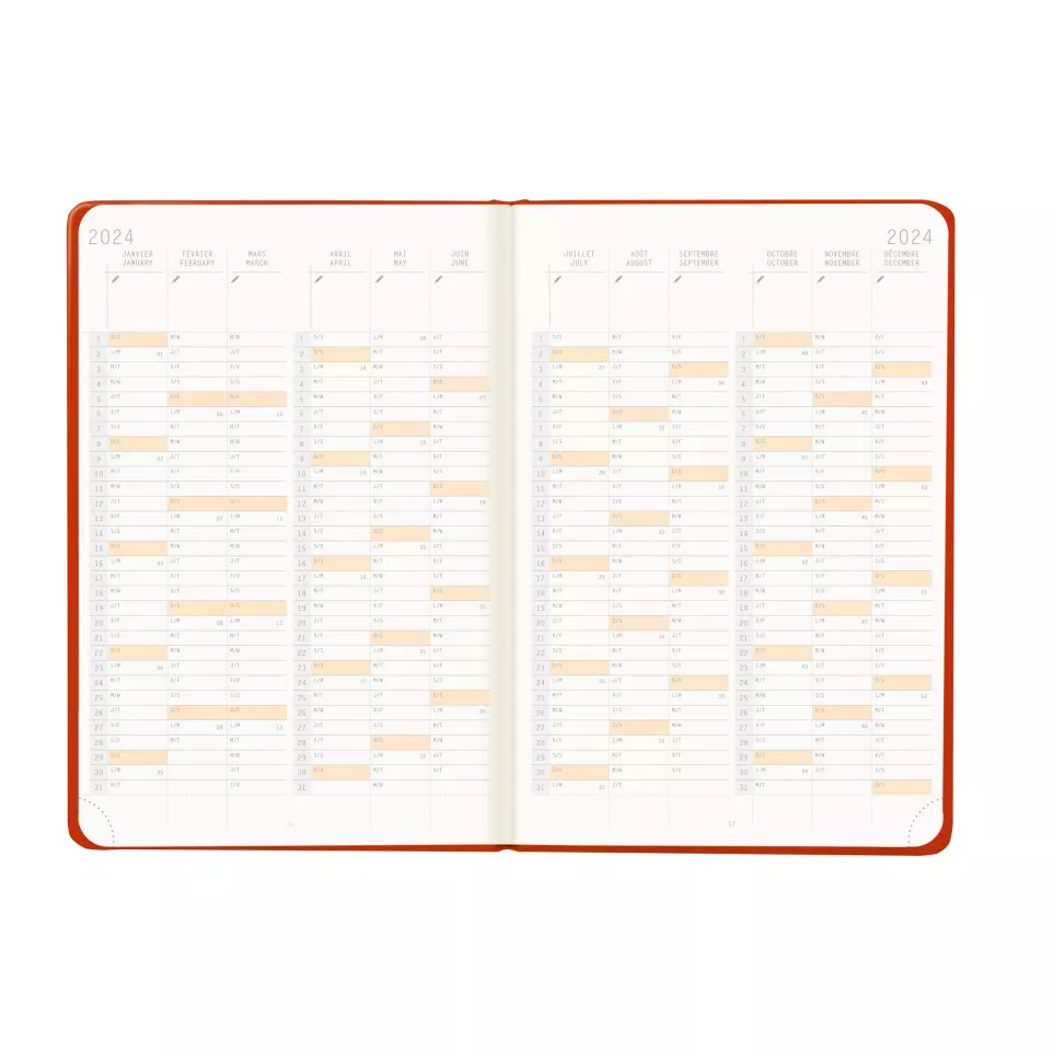 Rhodia Webplanner202-4 A5 Vertic...