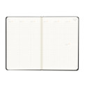 Rhodia Webplanner202-4 A5 vert. zwart/ St.
