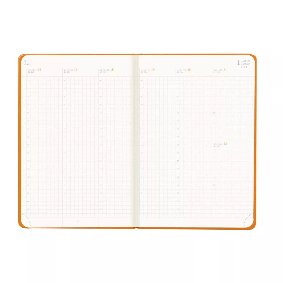 Rhodia Webplanner202-4 A5 vert....