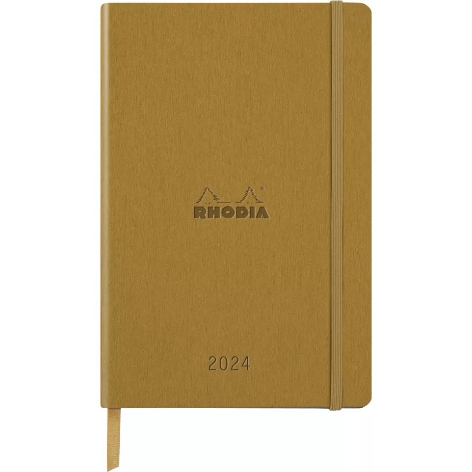 Rhodia Webplanner2024 A5 vert. goud-/...