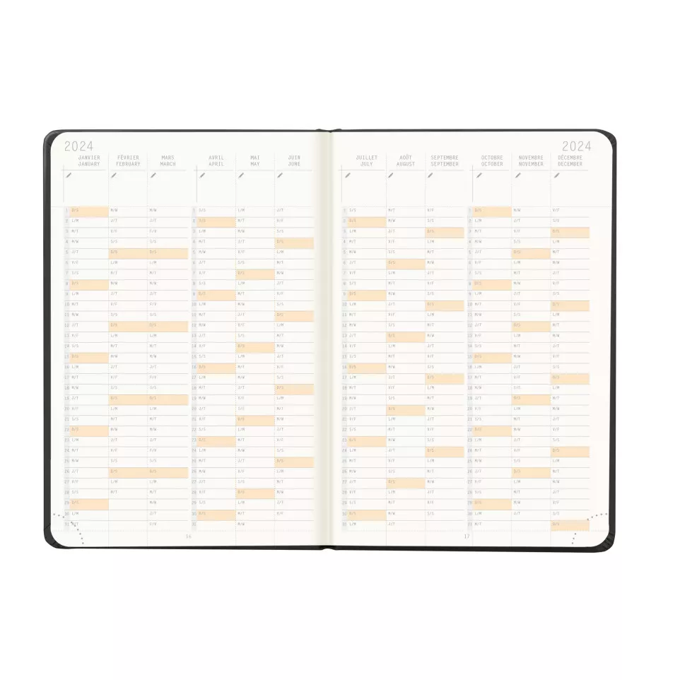 Rhodia Webplanner 2024 - format A6 -...