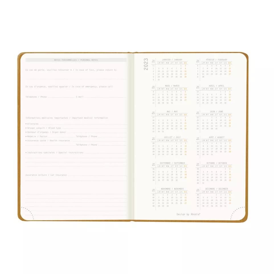 Rhodia Webplanner 2024 - format A5 -...