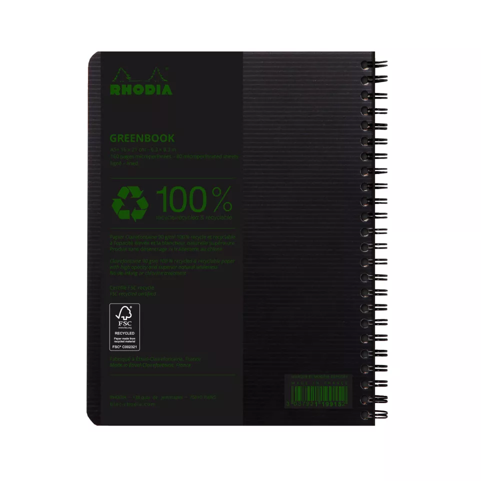 Rhodiactive GreenBoo-k A5+ lijn 80bl...