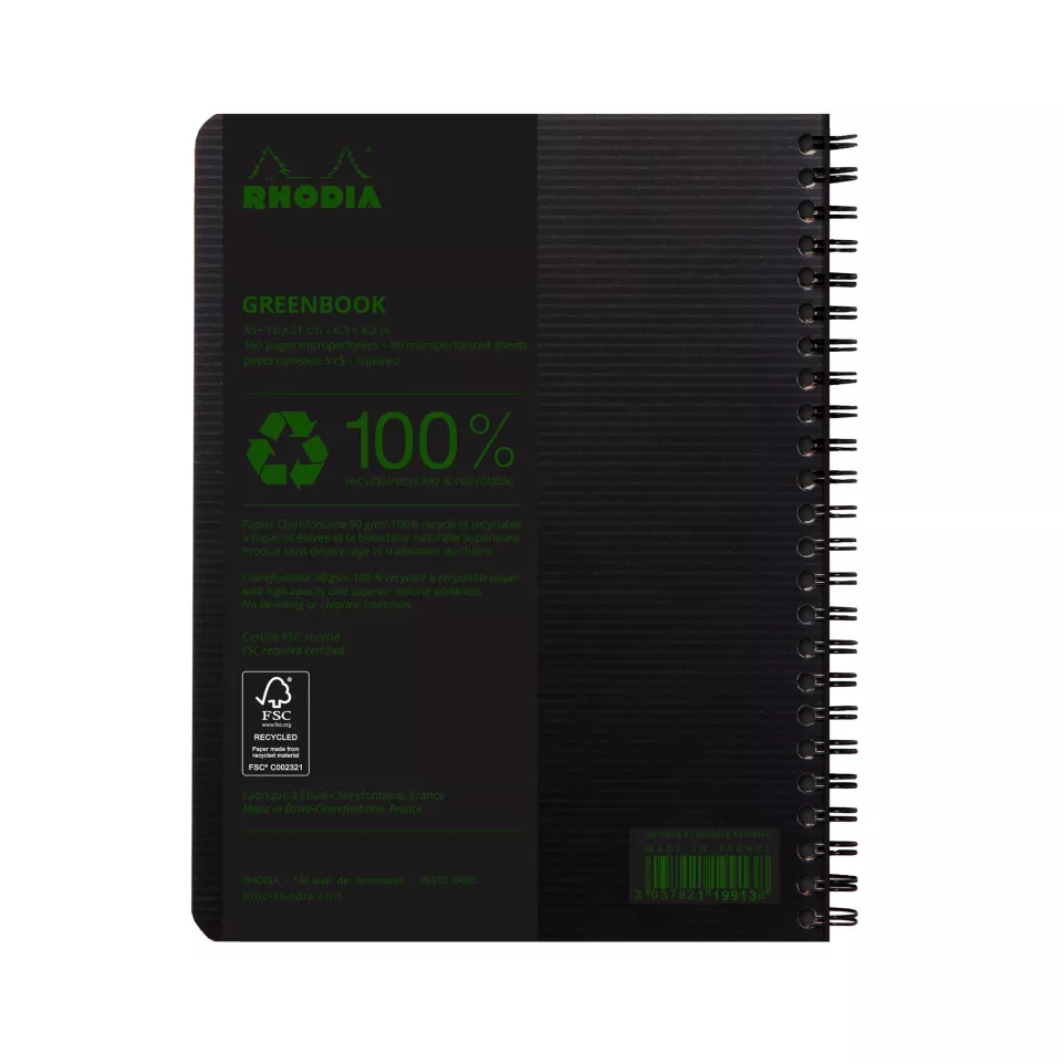 Rhodiactive GreenBoo-k A5+ 5x5 80bl...
