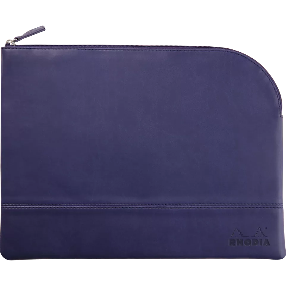Rhodiarama pochette zippée en simili...