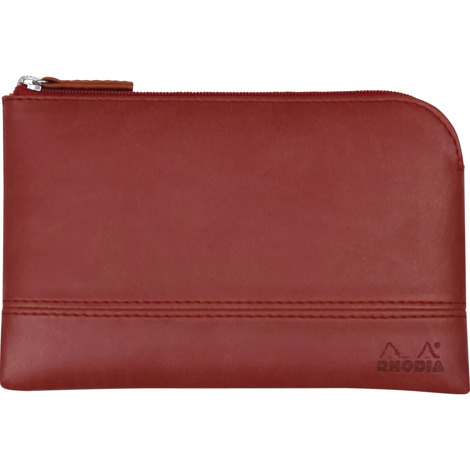 Rhodiarama pochette zippée en simili...