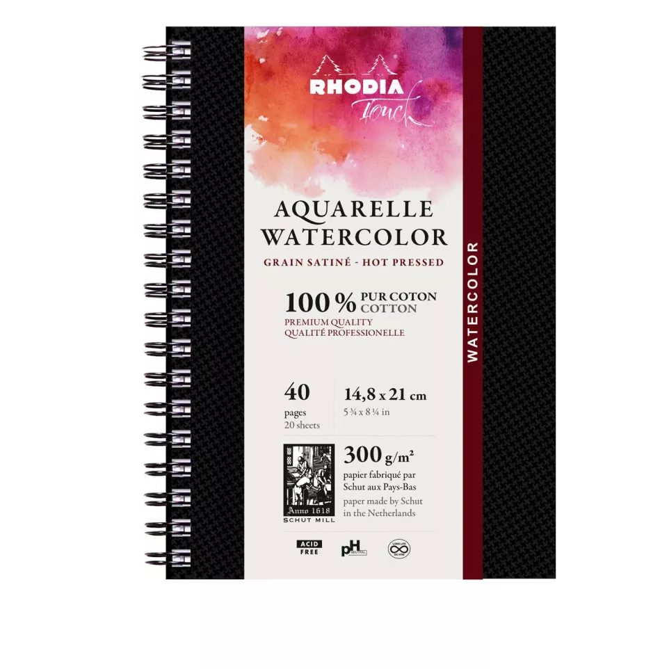 Rhodia Touch Watercolor Book, papier...