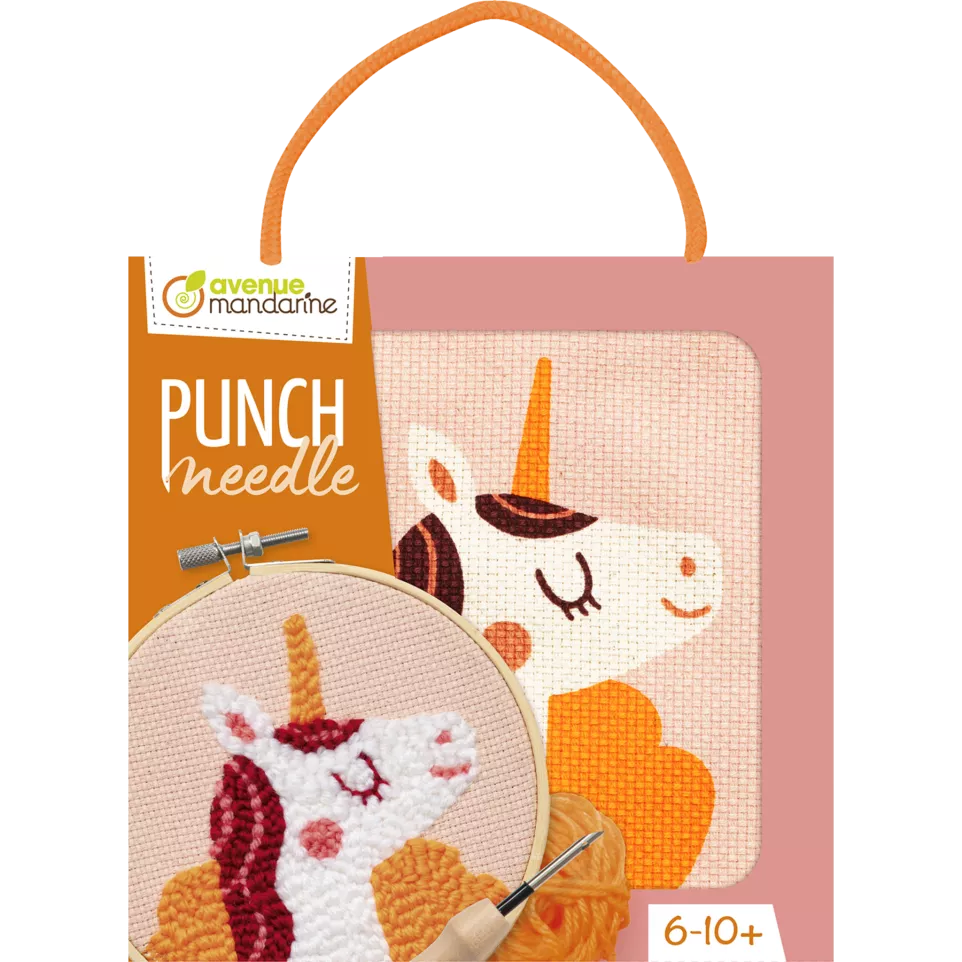 Punch Needle, Licorne/ Pce