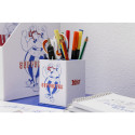 Ast5, Squared pencil- pot 8,5x8,5x11 cm/ Pc.