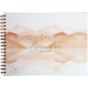 Evanescence, Livre d'Or reliure intégrale 32x24 cm, 40 feuilles de papier dessin blanc multitechniques 180g/ Pce