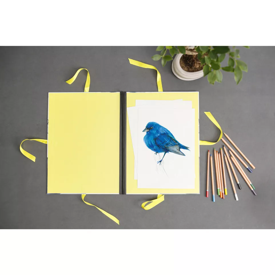 Inkebana tekenmap 28x38cm-/ St.