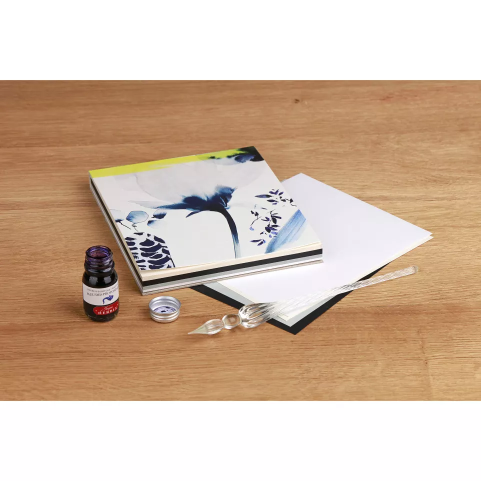 Inkebana, Set de calligraphie 21x21cm...